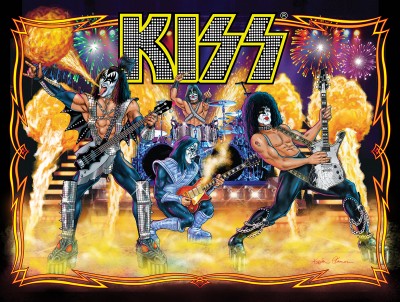 kiss-pinball-translite